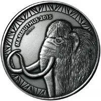 1000 Francs CFA Wooly Mammoth