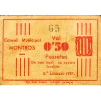 0.50 Pesetas Mont-ros