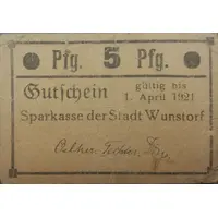 5 Pfennig Sparkasse