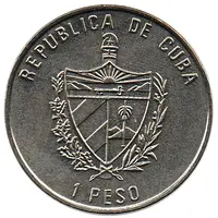 1 Peso Woodpecker Default Category Coins Americas Cuba
