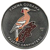 1 Peso Woodpecker Default Category Coins Americas Cuba