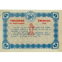 1 Franc - Chambre de Commerce d'Avignon et de Vaucluse 84