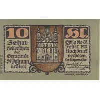 10 Heller St. Johann in Tirol