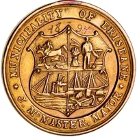 Medal - Victoria Diamond Jubilee, Brisbane, gold