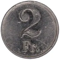 2 Francs - Coopérative de consommation Vallorbe