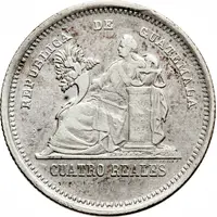 4 Reales Default Category Coins Americas Guatemala