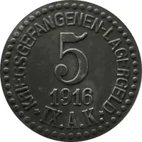 5 Pfennig - Güstrow Kriegsgefangenenlager IX A.K.