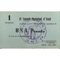 1 Peseta Ascó