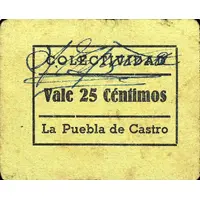 25 Céntimos La Puebla de Castro