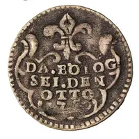 6 Bolognini 8 Denari - Francesco III D'Este