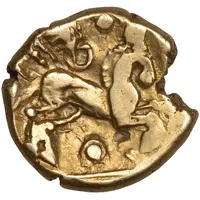 Gold Stater Early Whaddon Chase Beaded Ring