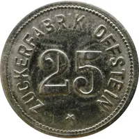 25 Pfennig - Offstein Zuckerfabrik