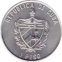 1 Peso Cuban Tobacco - Cu-Ni issue Default Category Coins Americas Cuba