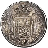 8 Reales - Fernando VII Royalist coinage