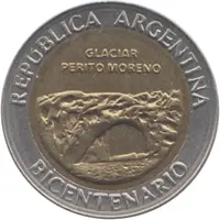 1 Peso Glaciar Perito Moreno Default Category Coins Americas Argentina Argentina