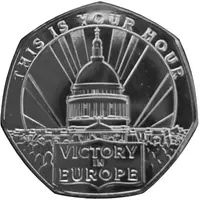 50 Pence - Charles III St Paul's Cathedral