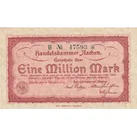 1 000 000 Mark Handelskammer, red issue
