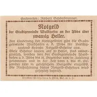 20 Heller Waidhofen an der Ybbs