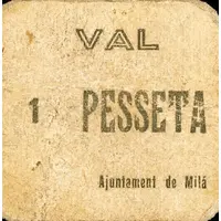 1 Peseta El Milà