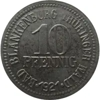 10 Pfennig - Bad Blankenburg