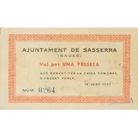 1 Peseta Sasserra de Bages