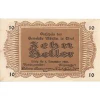 10 Heller Münster in Tirol