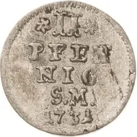 2 Pfennigs - William Henry