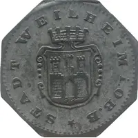 10 Pfennig - Weilheim