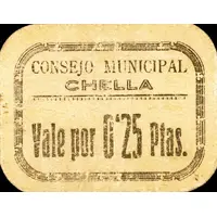 0.25 Pesetas Chella