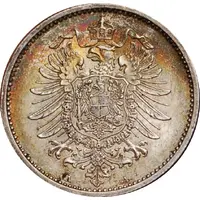 1 Mark - Wilhelm I type 1 - large shield