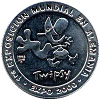 1 Peso Expo 2000 - Twipsy Default Category Coins Americas Cuba