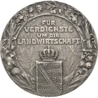 Agricultural award medal