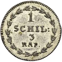 1 Schilling / 3 Rappen