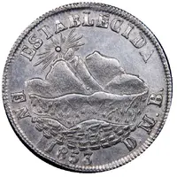 2 Soles - Manuel Isidoro Belzu foundation of the National Mint of Peace - Monetary Medal Default Category Medals Americas Bolivia