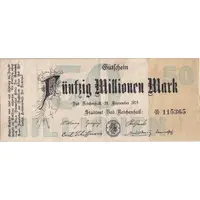 50 000 000 Mark