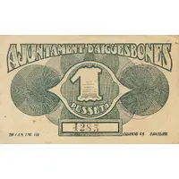 1 Peseta Aigüesbones