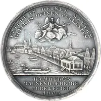 Medal - 1000 year celebration of the city of Hamburg