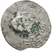 1 Prague Groschen Counterstamped