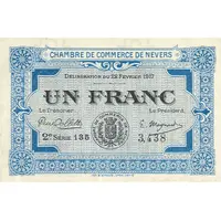 1 Franc - Chambre de Commerce de Nevers