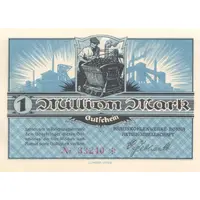 1 000 000 Mark Braunkohlenwerke Borna