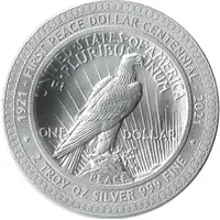 2 oz Silver 1921-2021 Peace Dollar Commemorative
