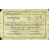 1 Peseta Villarta