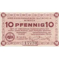 10 Pfennigs Kriegsgefangenenlager