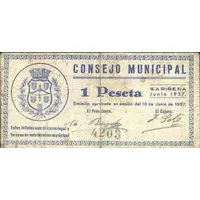 1 Peseta Sariñena