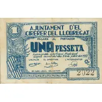 1 Peseta El Cirerer del Llobregat