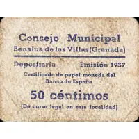 50 Céntimos Benalúa de las Villas