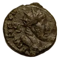 Antoninianus - Tetricus I PAX AVG; Barbarous imitation