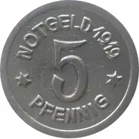 5 Pfennig - Löwenberg