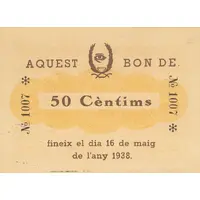 50 Céntimos Ullastrell