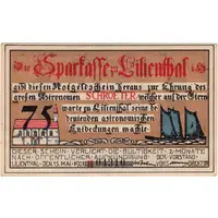 75 Pfennig Sparkasse